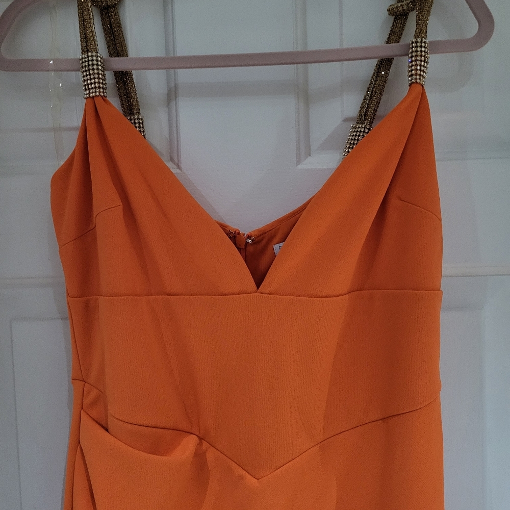 Orange Large maxi dress